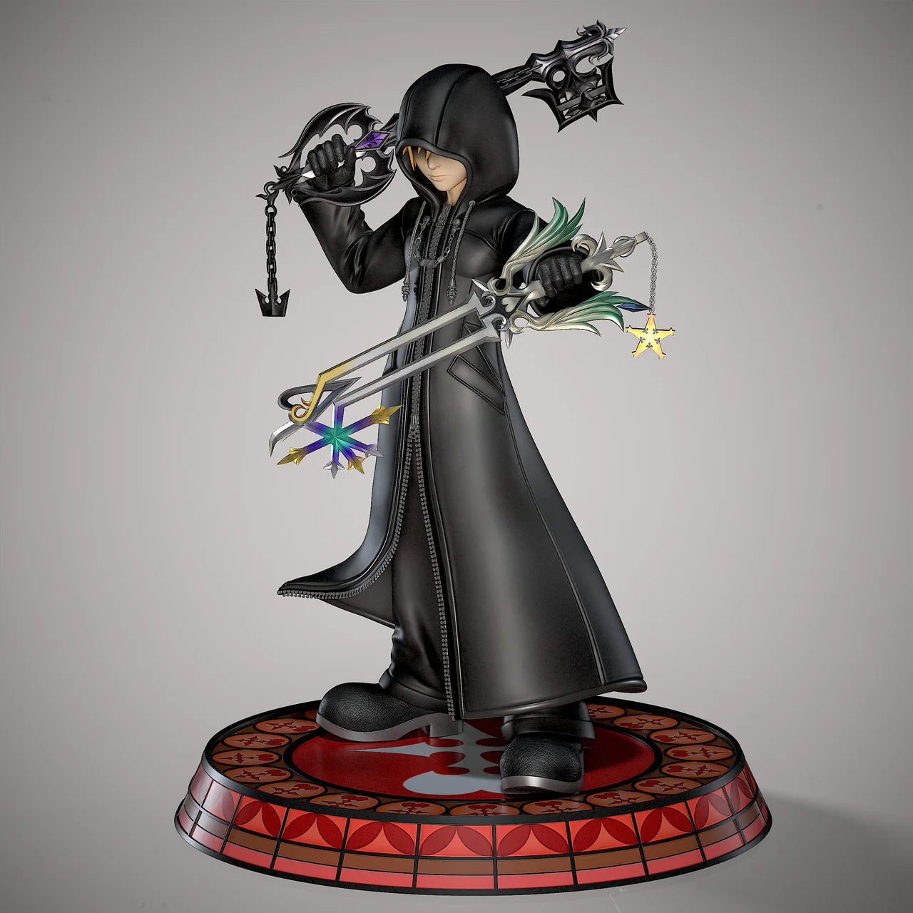 Kingdom Hearts II - Roxas | Resin Statue | by BlackSwan Collectibles Studio - Image 4