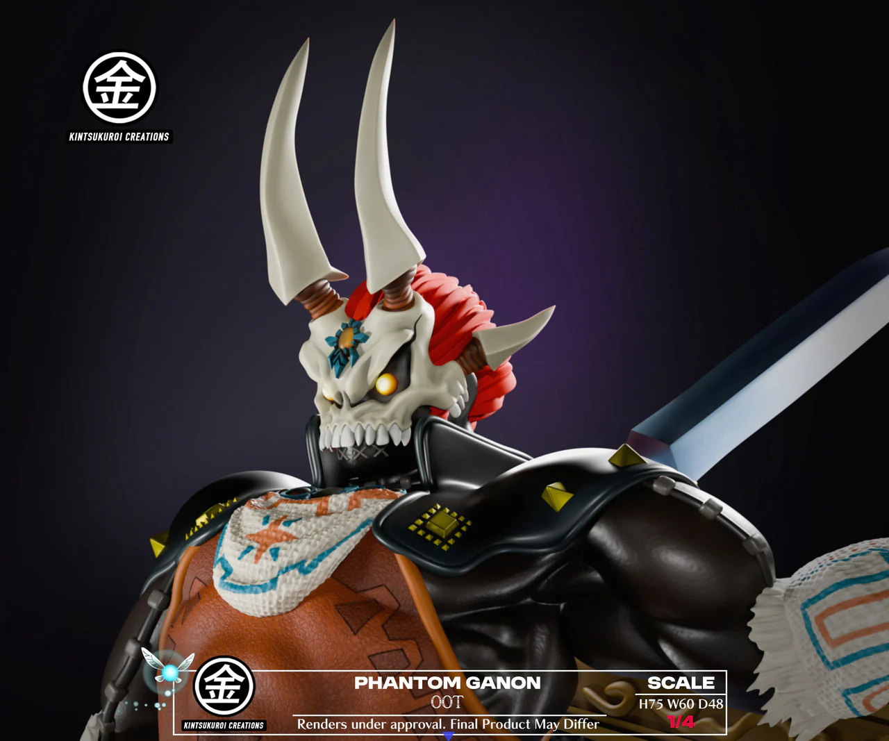 Legend of Zelda - Phantom Ganon | 1:4 Resin Statue | by Kintsukuroi Creations - Image 2