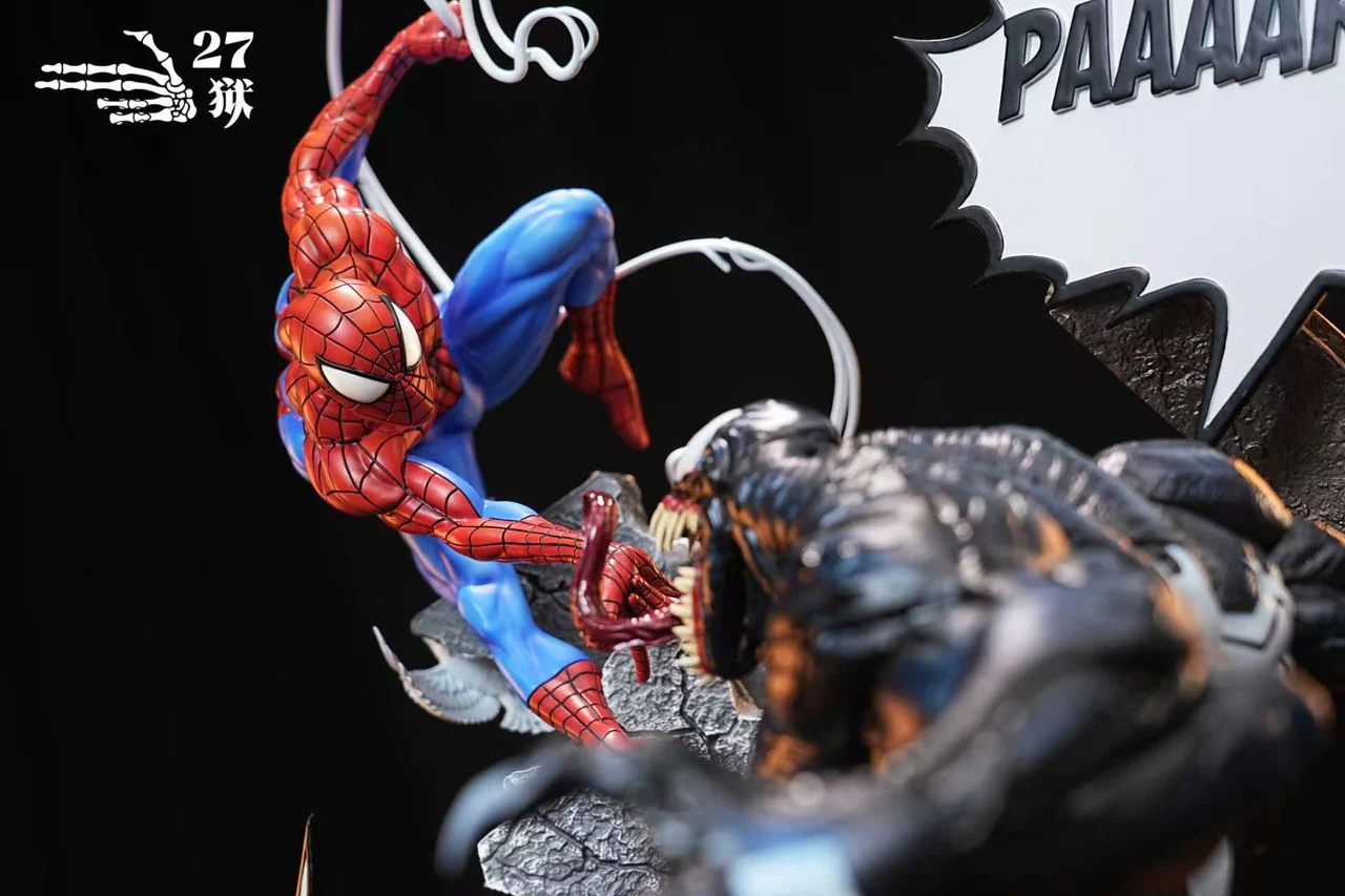 Marvel - Spider Man vs Venom | 1:4 Resin Statue | by 27abyss Studio - Image 5