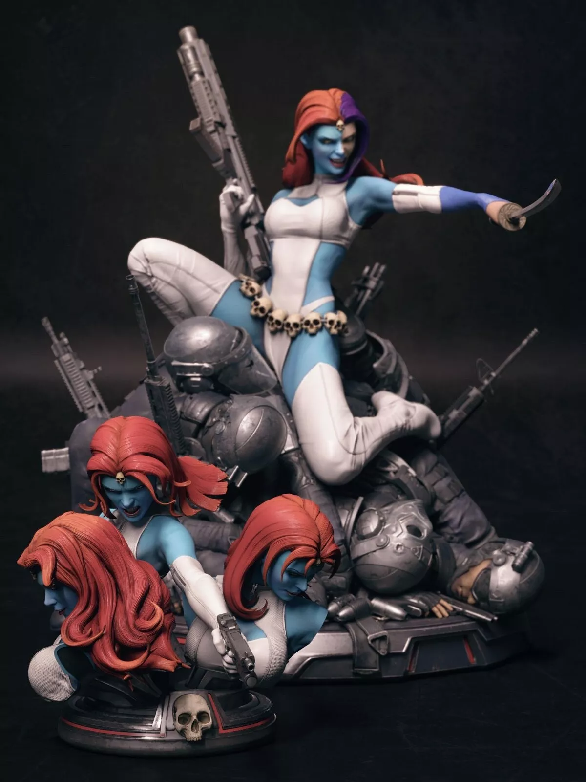 Marvel - X-Men Custom Mystique | 1:4 Resin Statue | by Evil Studio - Image 3