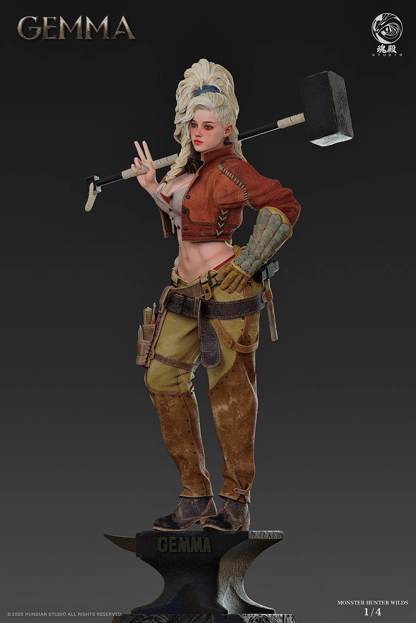 Monster Hunter - Gemma | 1:4 Resin Statue | by HunDian Studio - Image 3