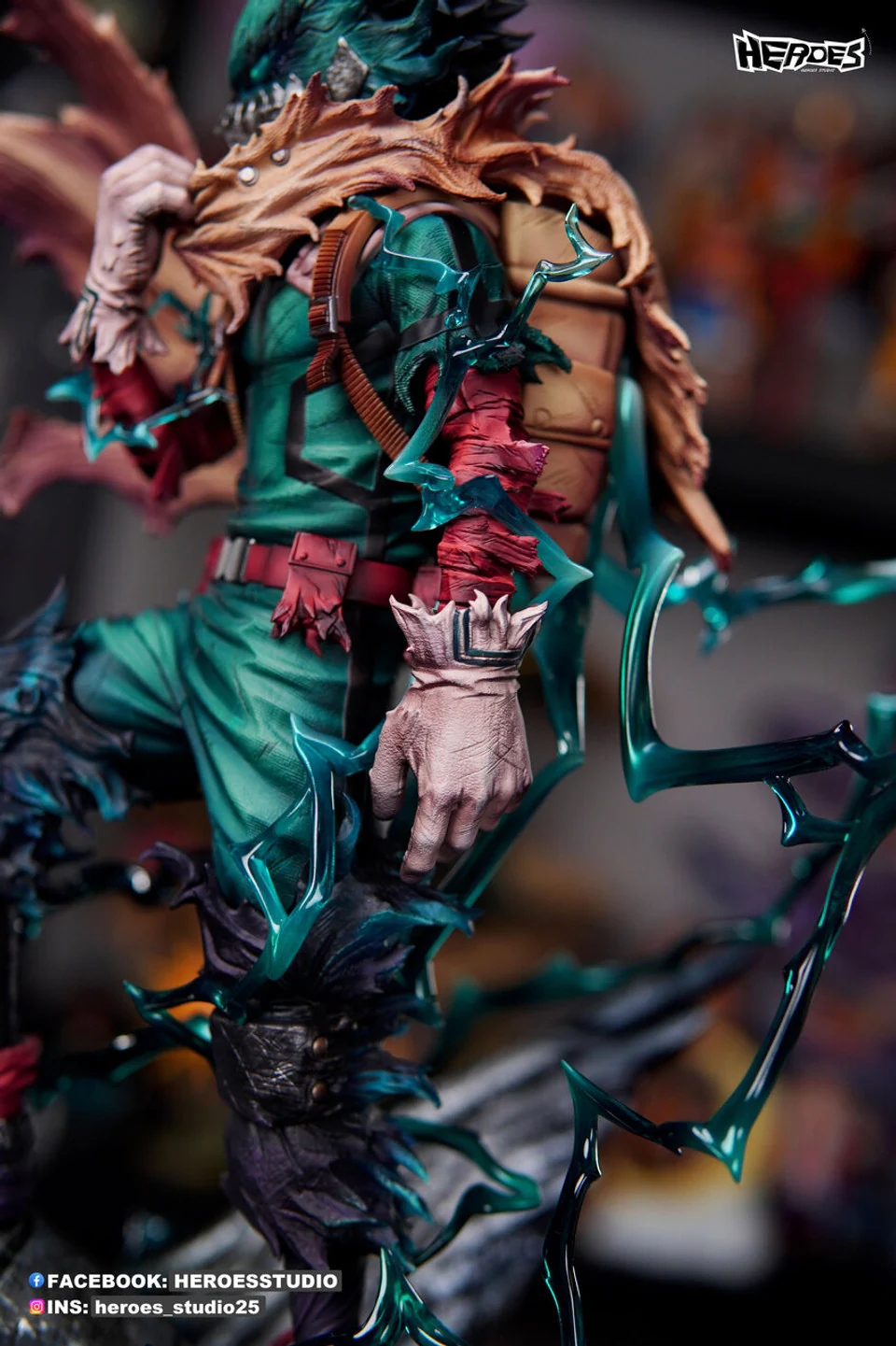 My Hero Academia - Dark Deku | 1:6 Resin Statue | by Heroes Studio - Image 2