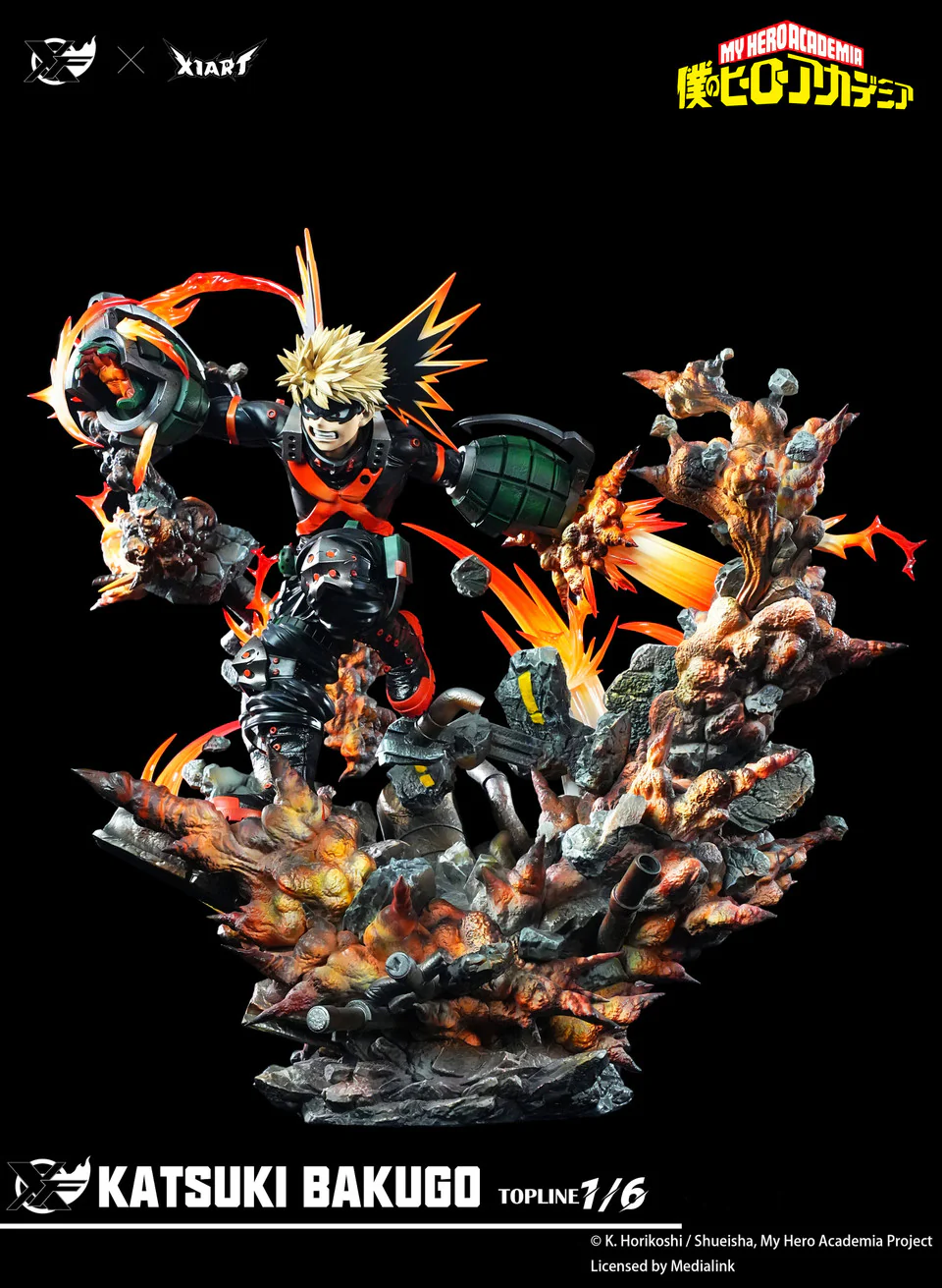 My Hero Academia - Katsuki Bakugo | 1:6 Resin Statue | by XFire & X1ART Studio - Image 5