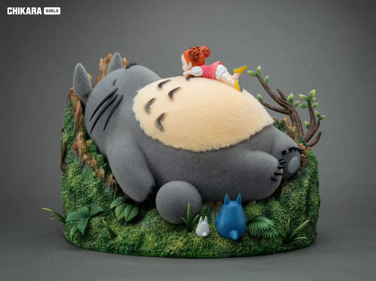 My Neighbor Totoro - Sleeping Totoro & Mei | 1:4 Resin Statue | by Chikara Studio - Image 3