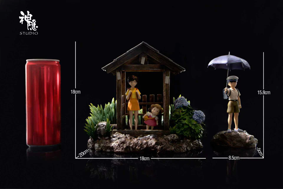 My Neighbor Totoro - Totoro Tenderness in the Rain | Resin Statue | by ShenYin Studio - Image 3