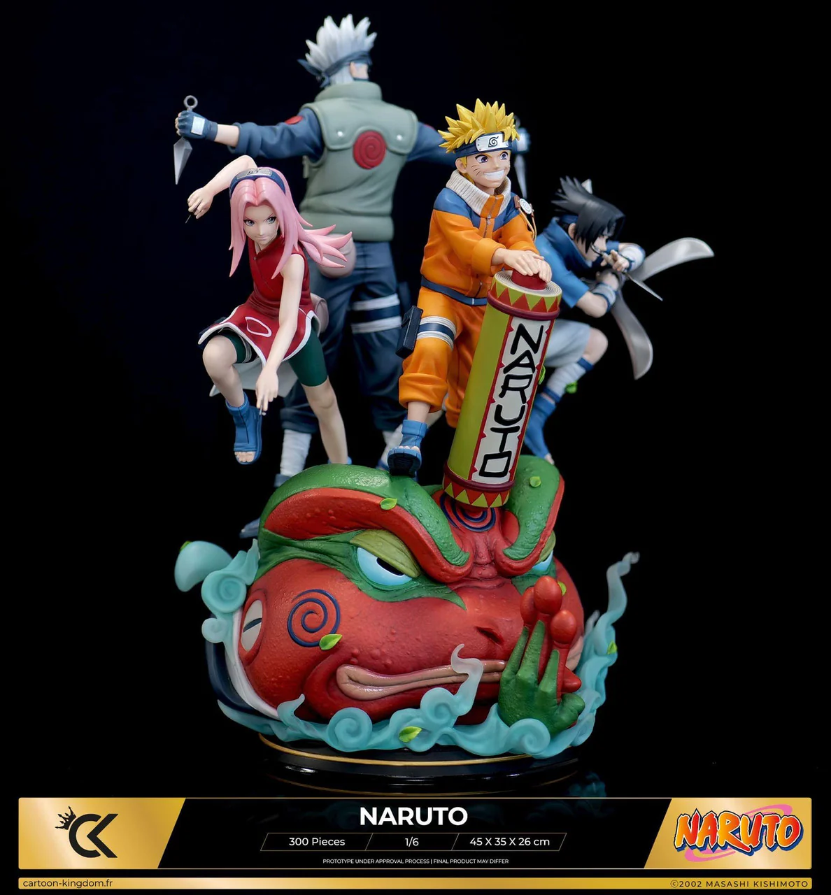 Naruto - Kakashi & Naruto & Sasuke & Sakura | 1:6 Resin Statue | by Cartoon Kingdom Studio - Image 4