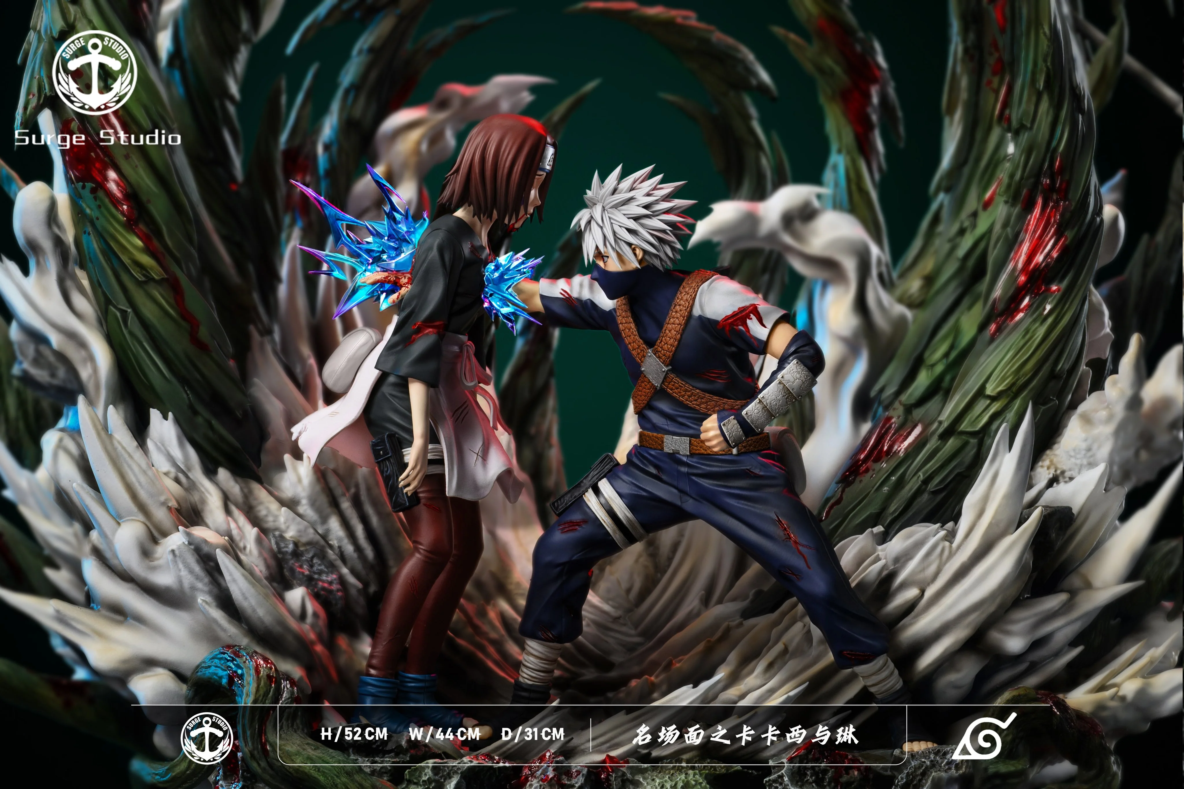 Naruto - Kakashi & Obito & Rin | 1:7 Resin Statue | von Surge Studio - Image 4