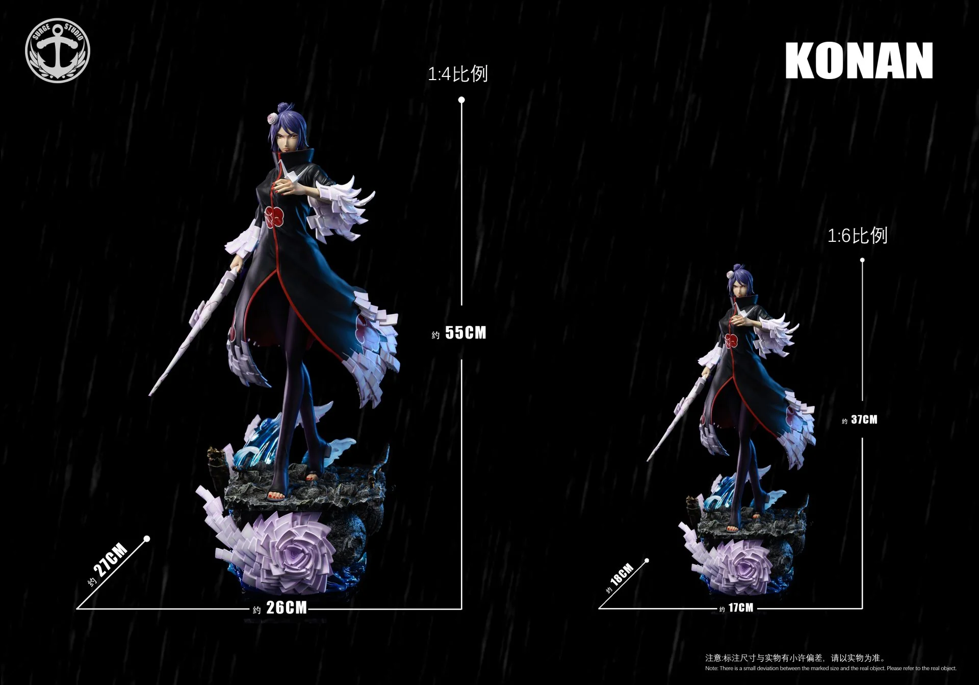Naruto - Konan | 1:4 Resin Statue | von Surge Studio - Image 4