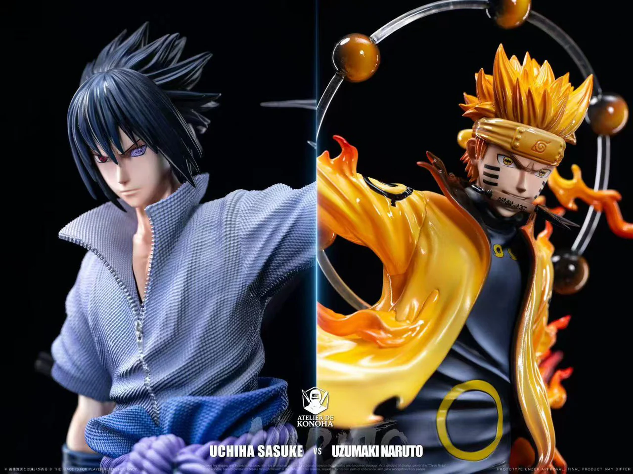 Naruto - Naruto & Sasuke | 1:6/1:4 Resin Statue | by Atelier de Konoha Studio - Image 4