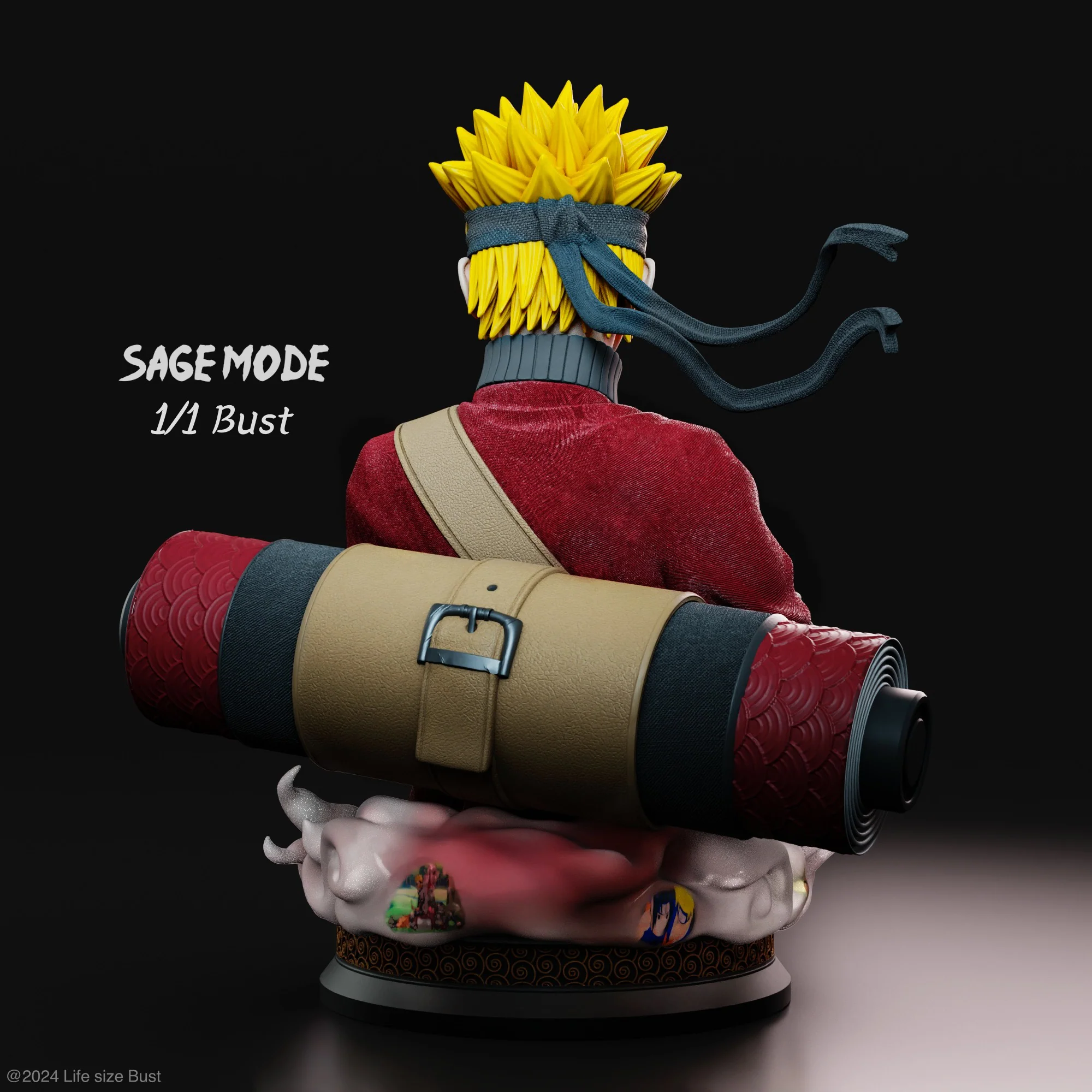Naruto - Naruto Uzumaki | 1:1 Lifesize Bust | von Real Creation Studio - Image 4