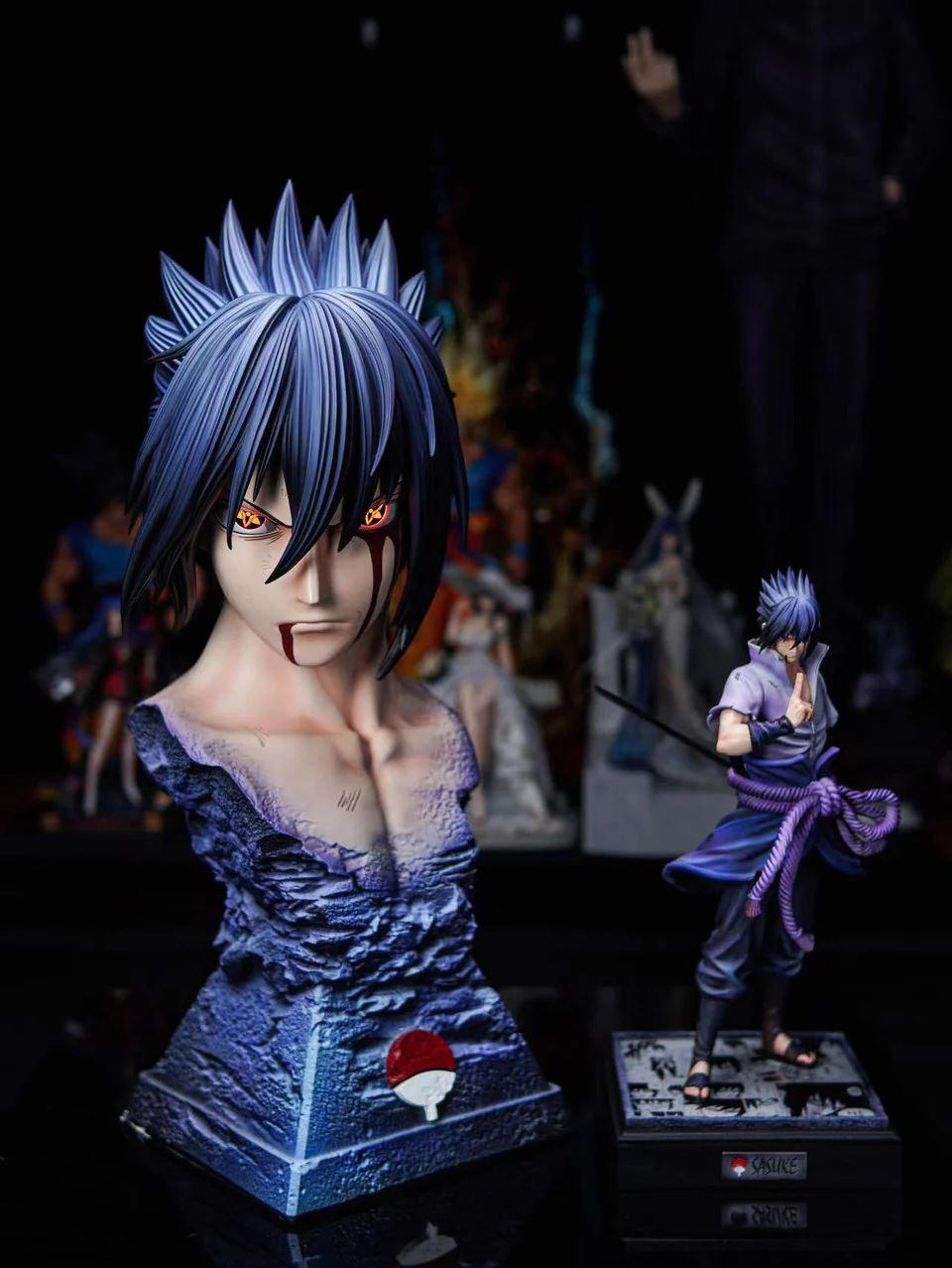 Naruto - Sasuke Bust | 1:1 Resin Statue | by Nirvana Studio