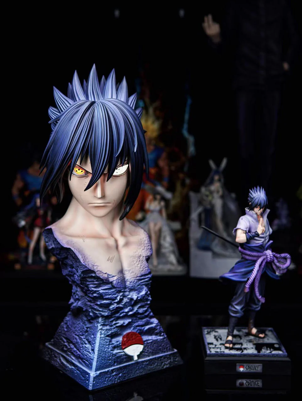 Naruto - Sasuke Bust | 1:1 Resin Statue | by Nirvana Studio - Image 3