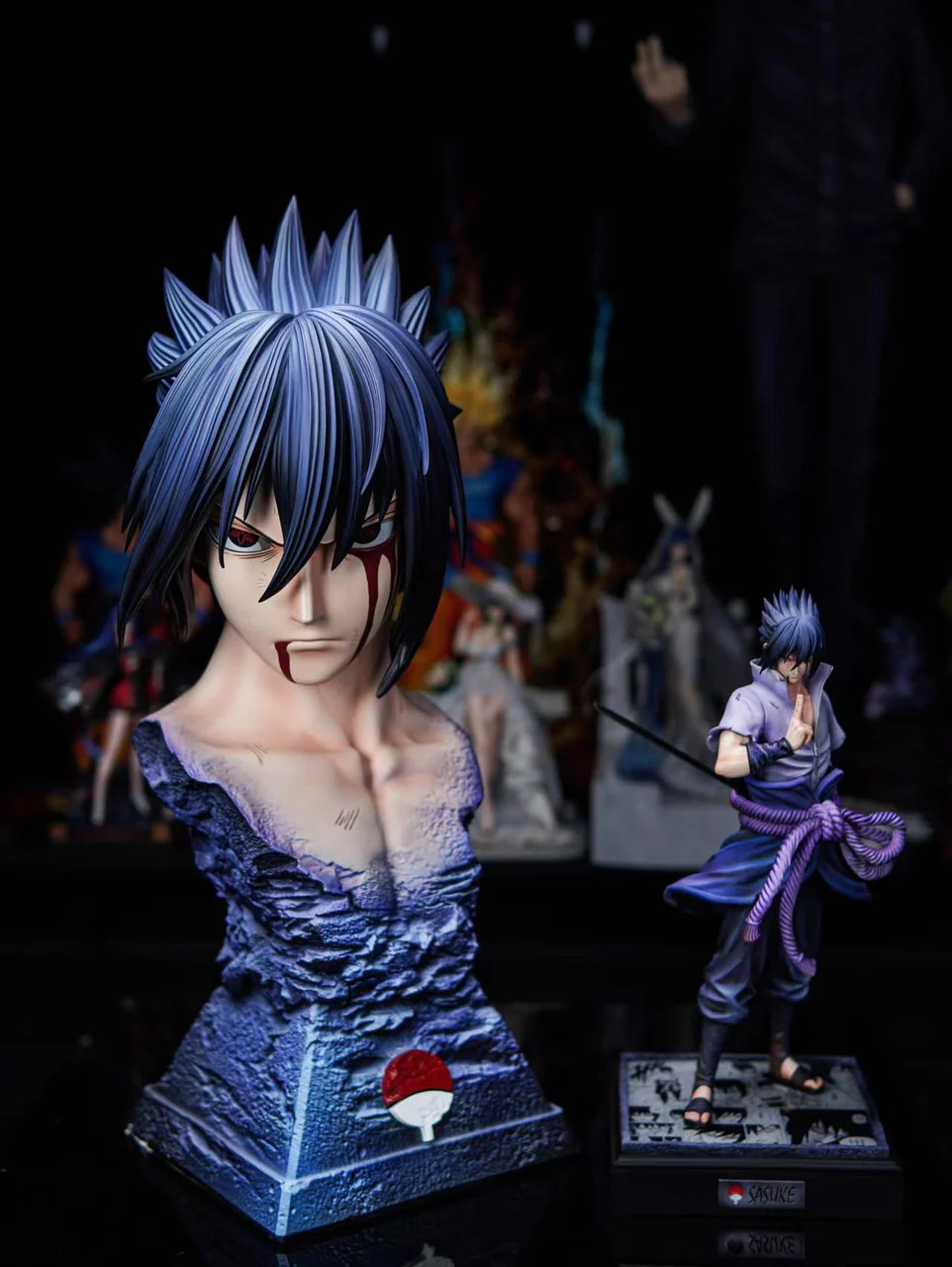 Naruto - Sasuke Bust | 1:1 Resin Statue | by Nirvana Studio - Image 4