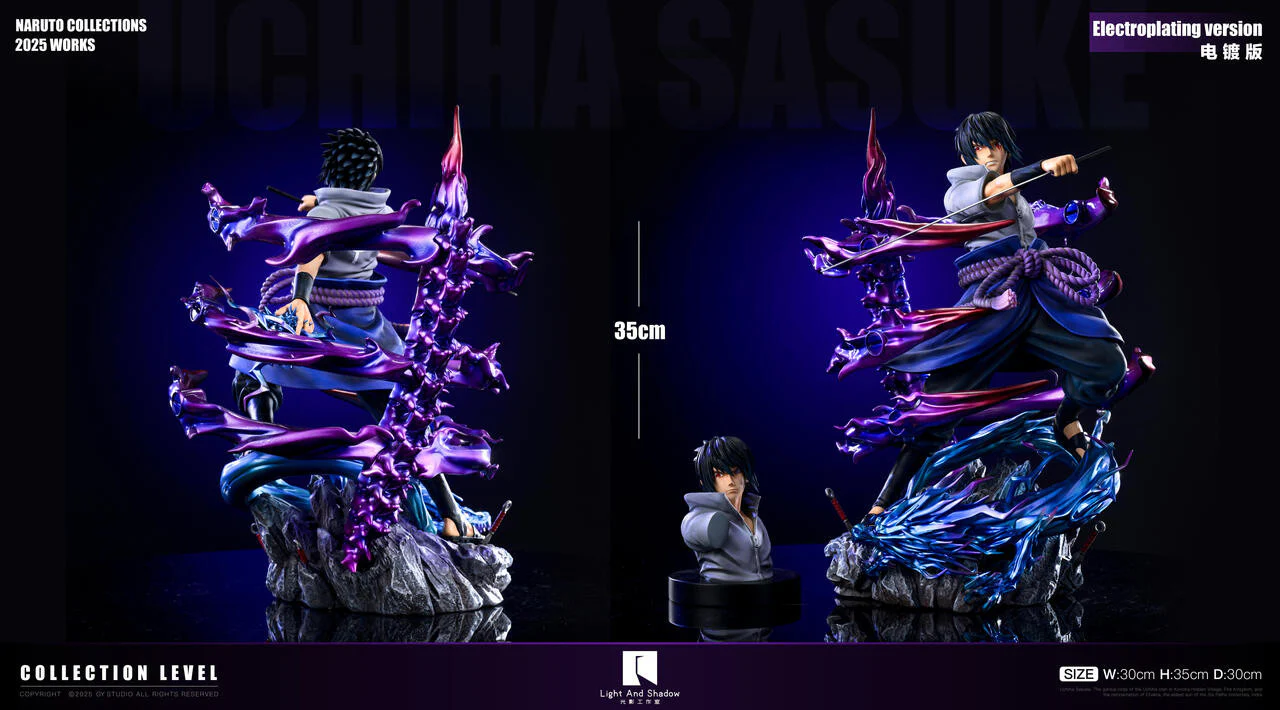 Naruto - Uchiha Sasuke | 1:6 Resin Statue | by Light and Shadow Studio - Image 4