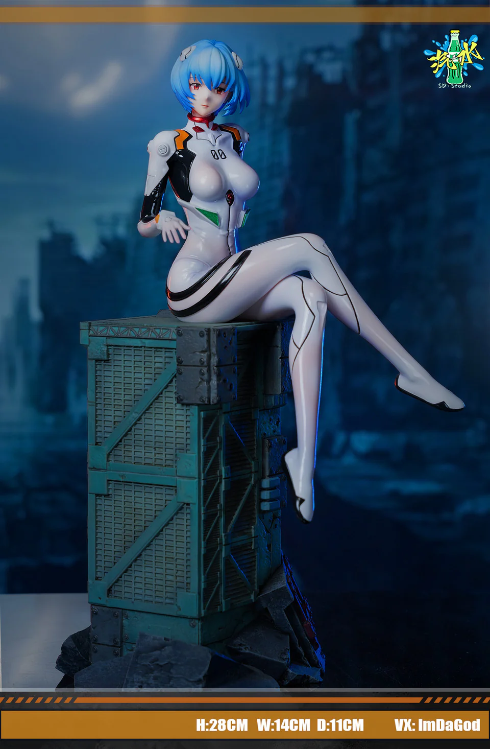 Neon Genesis Evangelion - Asuka & Ayanami Rei | 1:6 Resin Statue | by SD Studio - Image 3