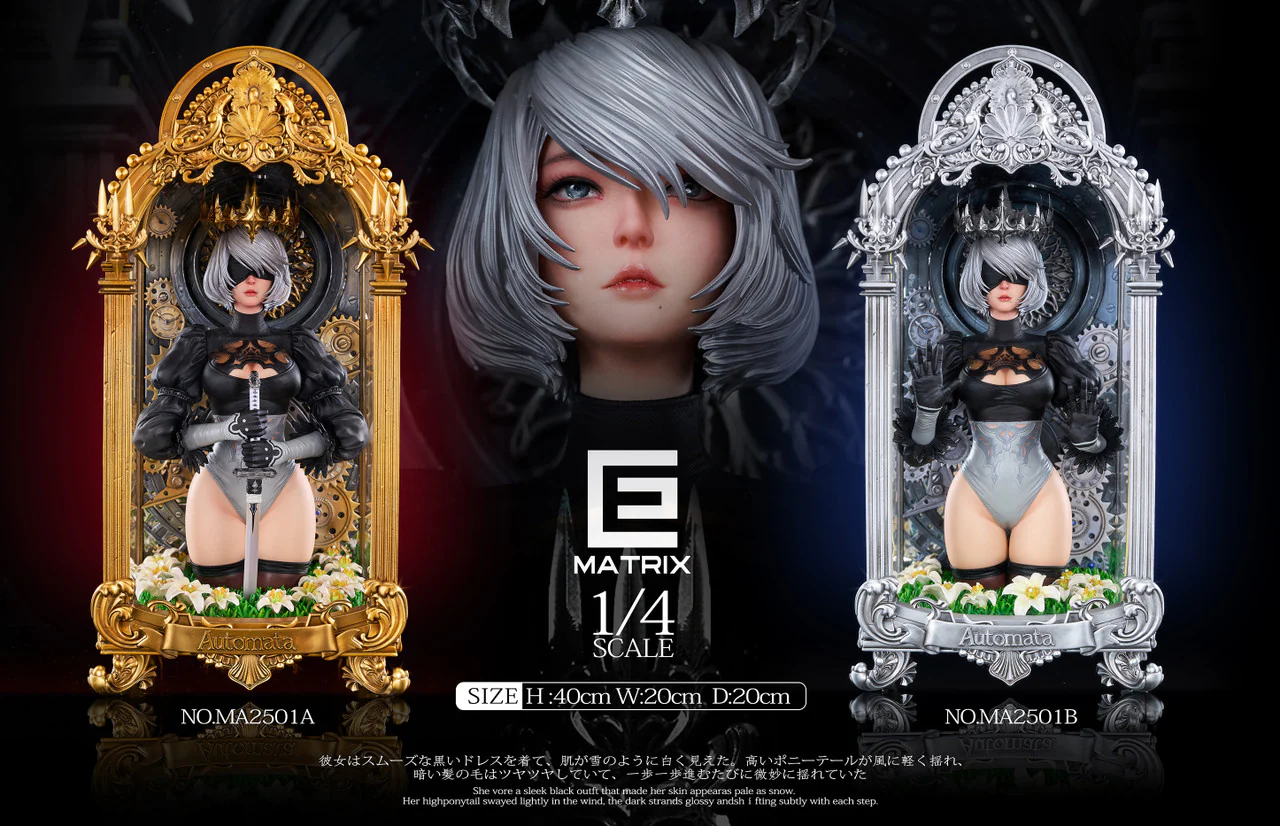NieR: Automata - Nier 2B | 1:4 Resin Statue | by Matrix Studio - Image 6