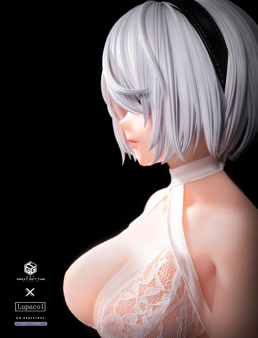 NieR: Automata - Wedding dress 2B | Resin Statue | by Lupacol Studio - Image 6