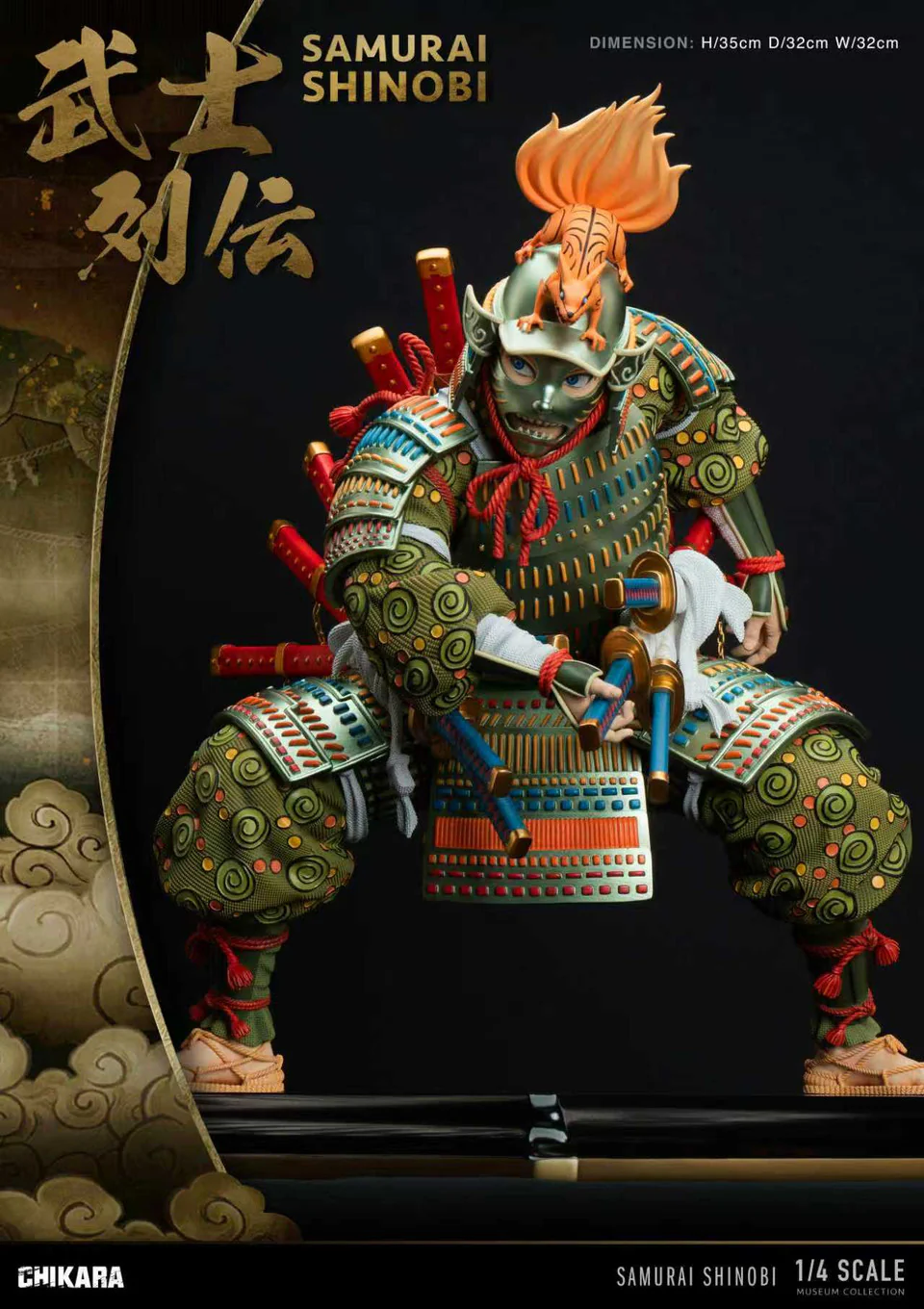 Nine tail Samurai | 1:4 Resin Statue | by Chikara Studio - Image 11