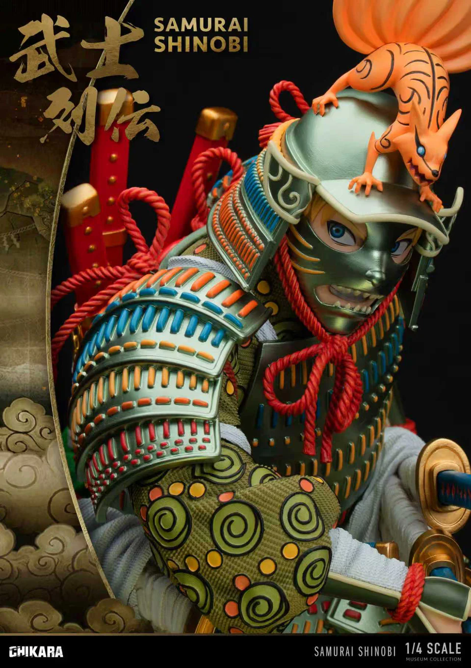 Nine tail Samurai | 1:4 Resin Statue | by Chikara Studio - Image 7