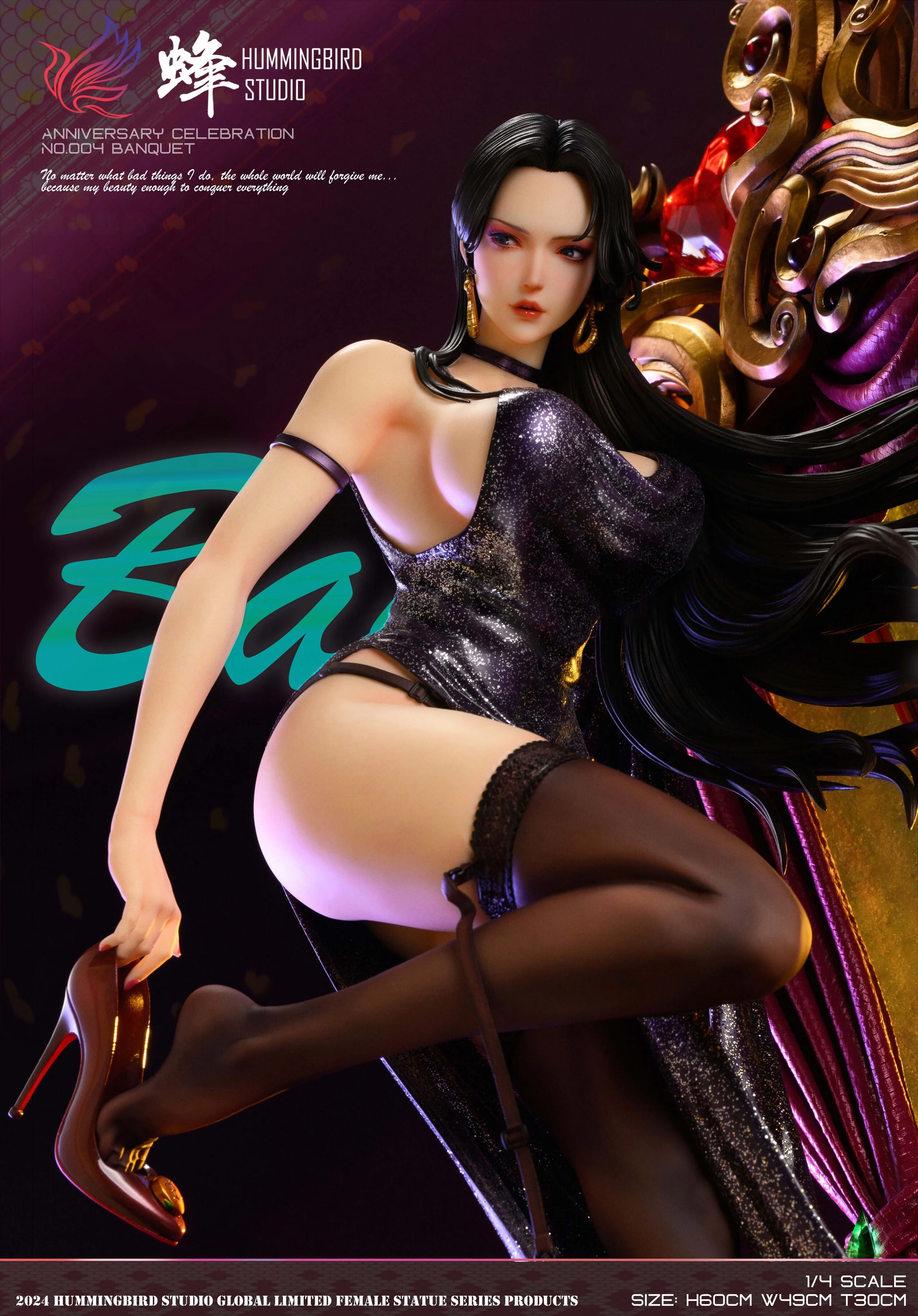One Piece - Boa Hancock | 1:4 Resin Statue | von Hummingbird Studio - Image 5