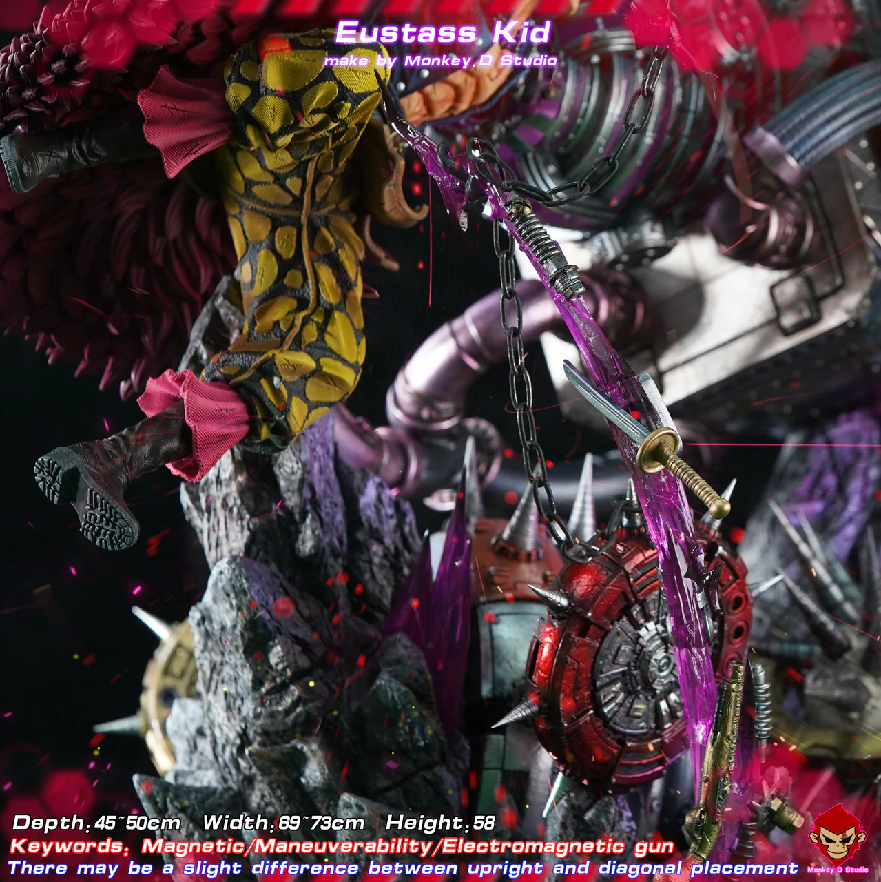 One Piece- Eustass Kid | 1:6 Resin Statue | by Monkey D Studio - Image 3