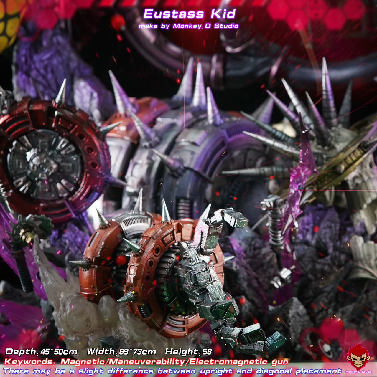 One Piece- Eustass Kid | 1:6 Resin Statue | by Monkey D Studio - Image 4