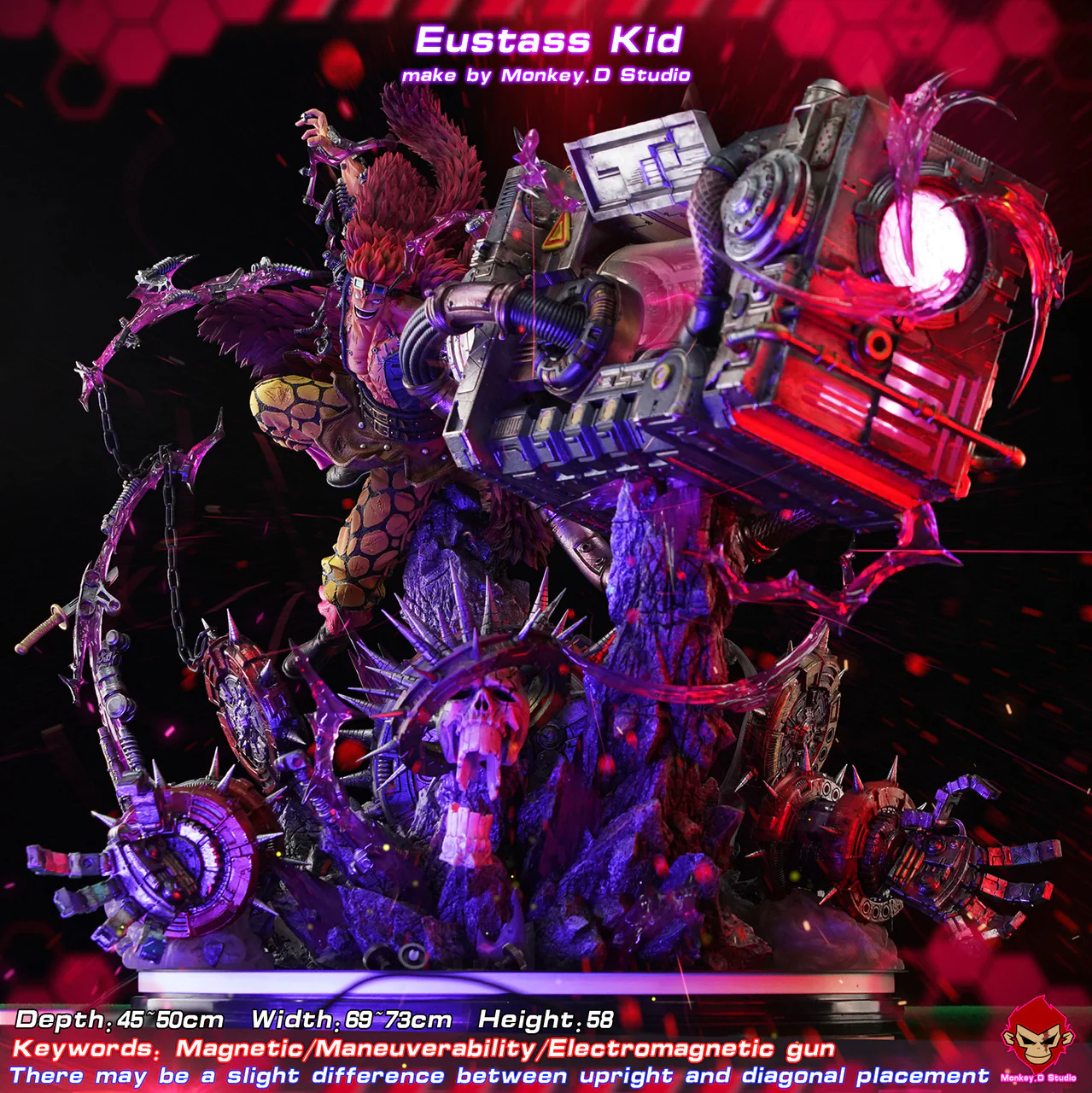 One Piece- Eustass Kid | 1:6 Resin Statue | by Monkey D Studio - Image 5