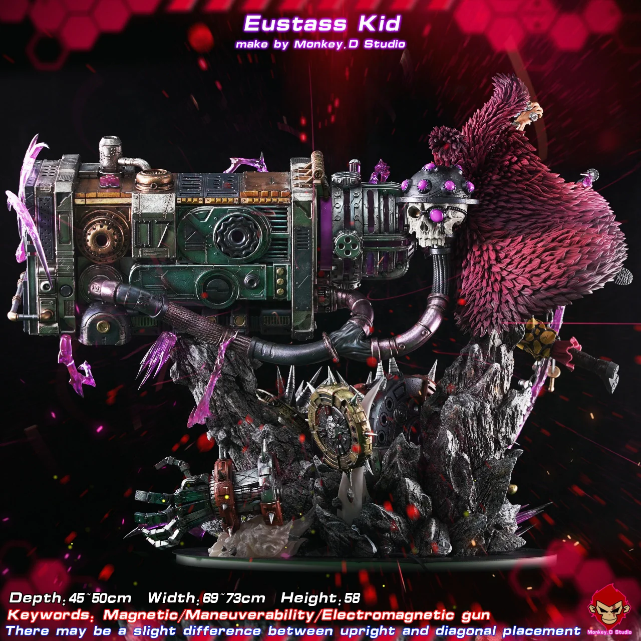 One Piece- Eustass Kid | 1:6 Resin Statue | by Monkey D Studio - Image 6