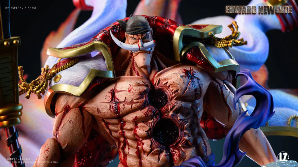 One Piece - POP WhiteBeard Edward Newgate | Resin Statue | by LZ Studio - Image 2