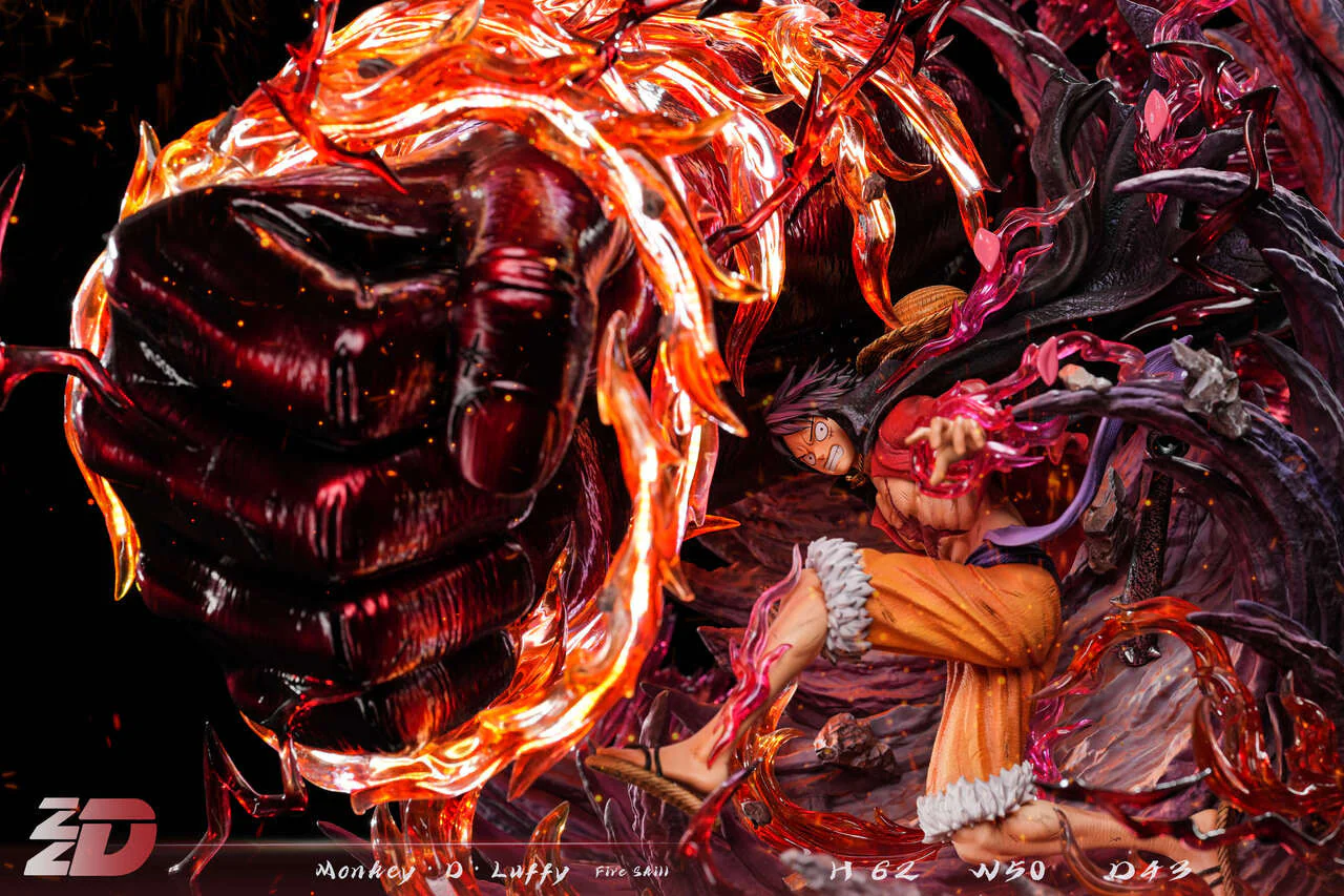 One Piece - Red Roc Luffy | 1:6 Resin Statue | by ZZDD Studio - Image 2