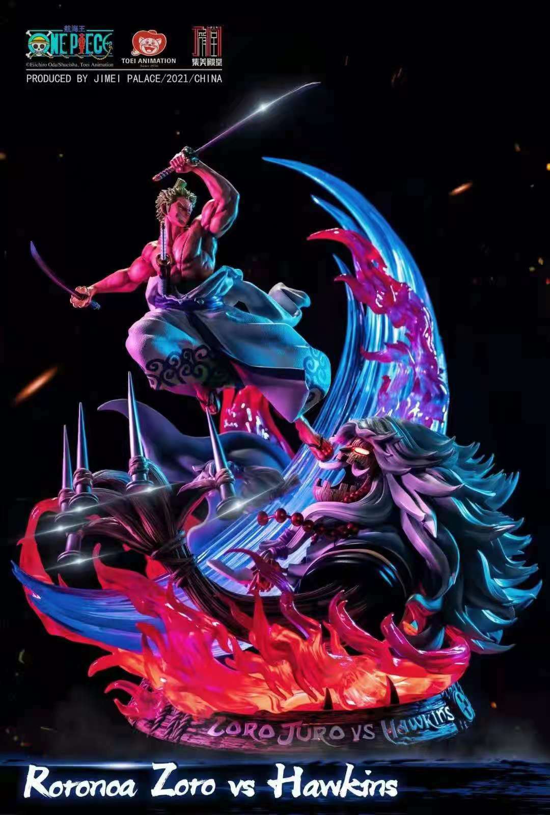 One Piece - Roronoa Zoro vs. Hawkins |1:4 Resin Statue | von Jimei Palace Studio - Image 2