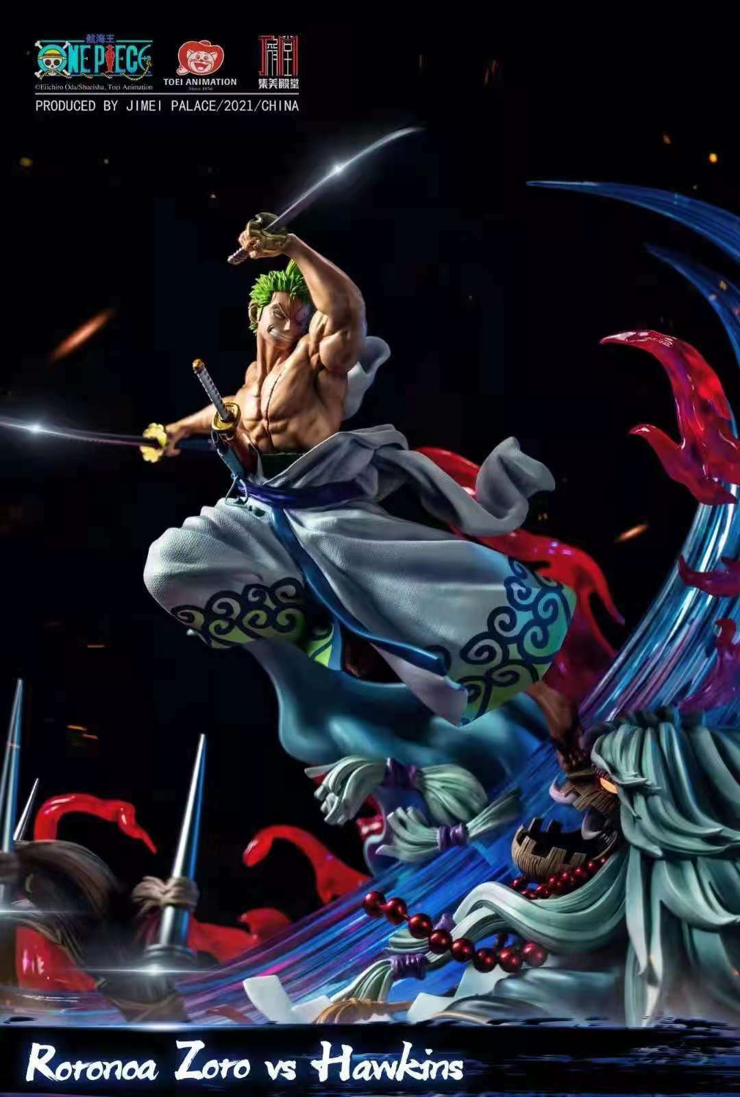 One Piece - Roronoa Zoro vs. Hawkins |1:4 Resin Statue | von Jimei Palace Studio - Image 4