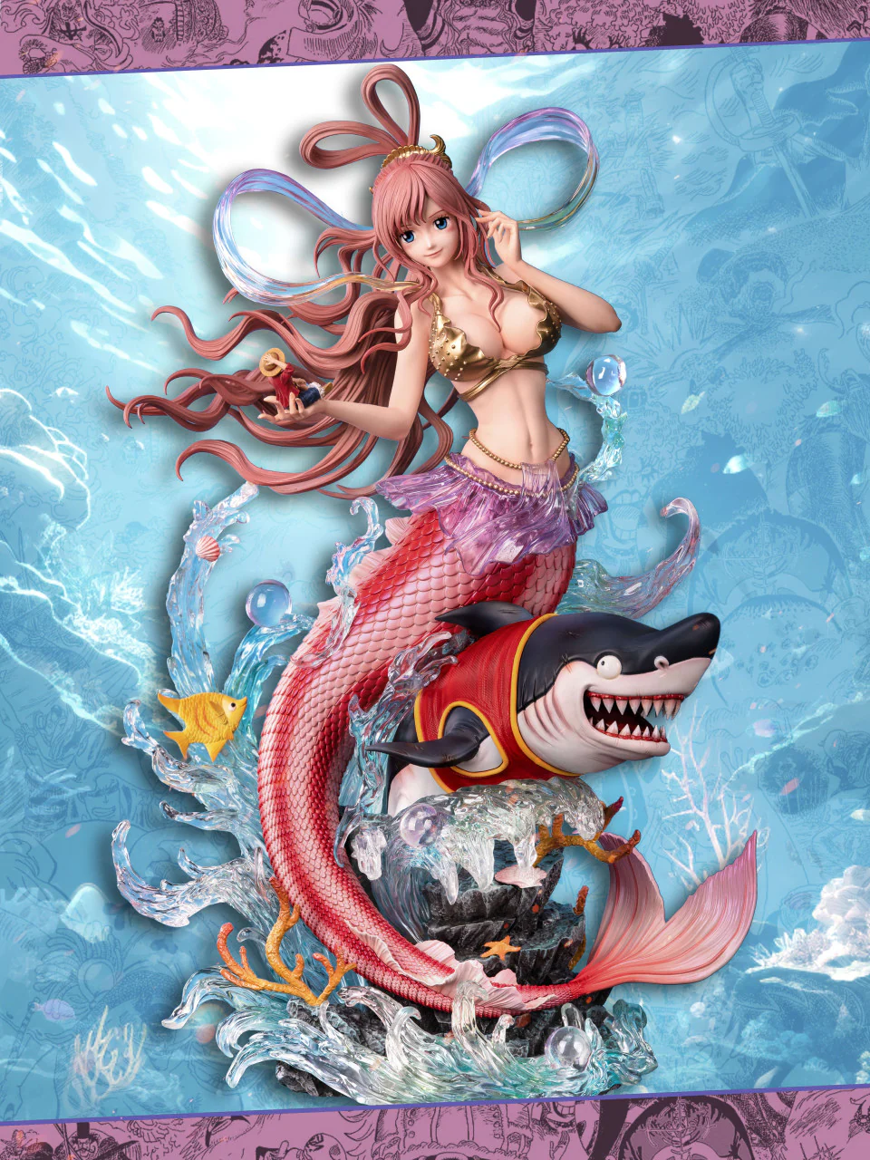 One Piece - Shirahoshi | 1:6/1:4 Resin Statue | by Hunter Fan Studio - Image 3