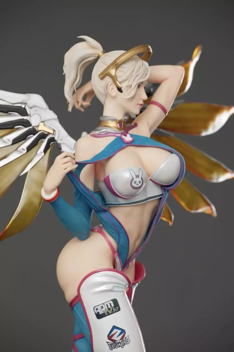 Overwatch - DVa (Mercy Cosplay) | 1:6 Resin Statue | von Faceted Pebble Studio - Image 9