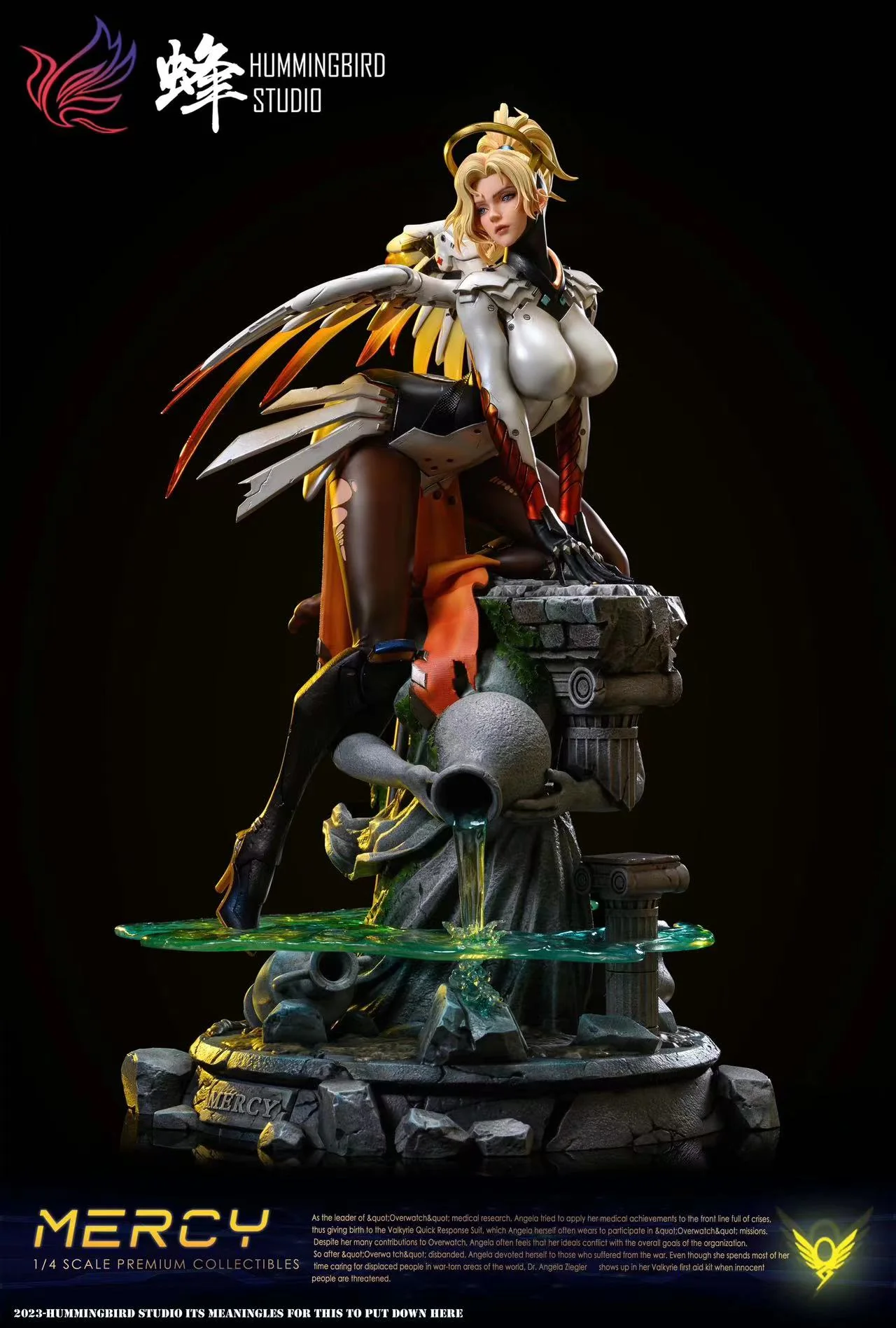 Overwatch - Mercy | 1:4 Resin Statue | von Hummingbird Studio - Image 6