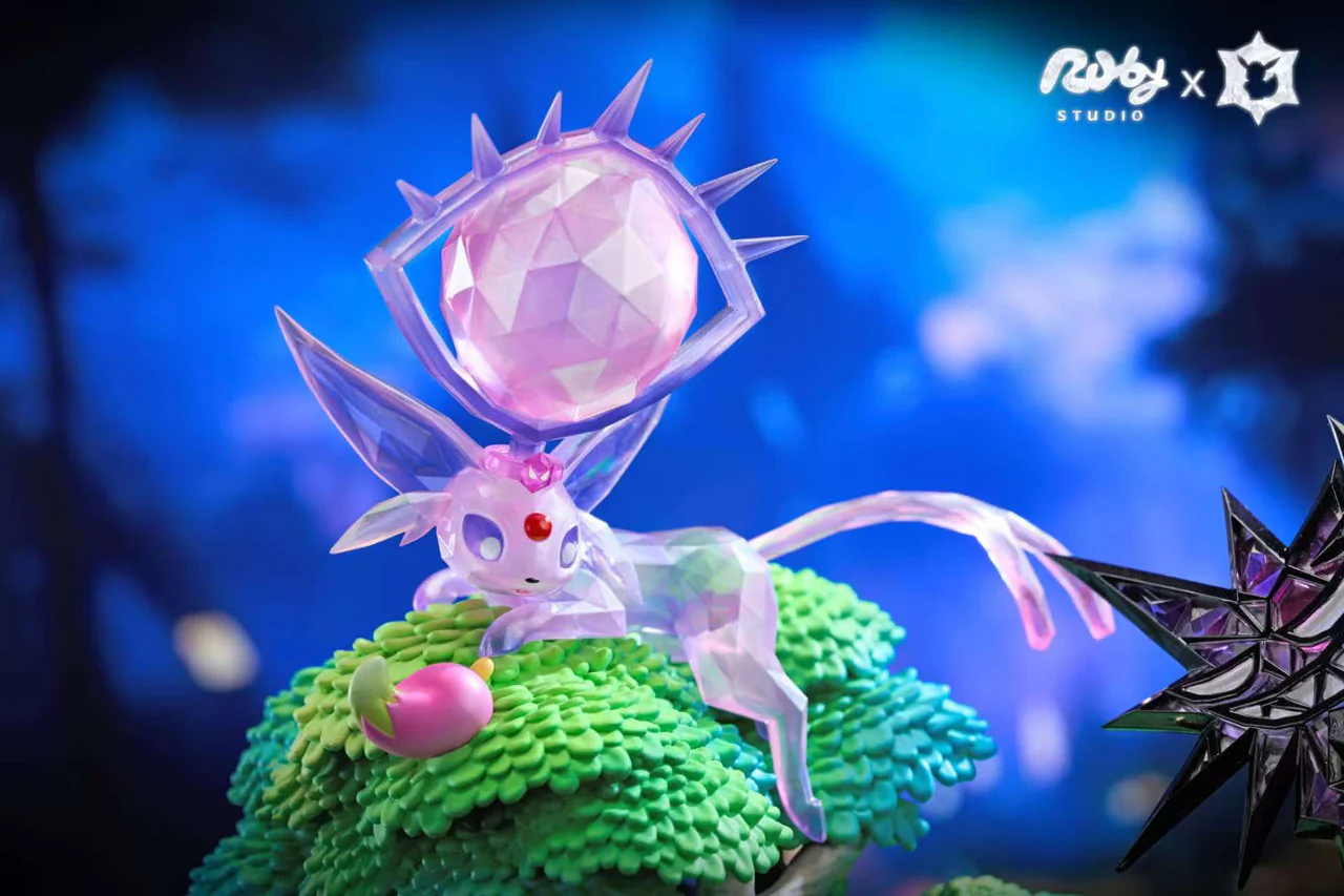 Pokemon - Espeon & Umbreon | Resin Statue | by Ruby Studio - Image 2