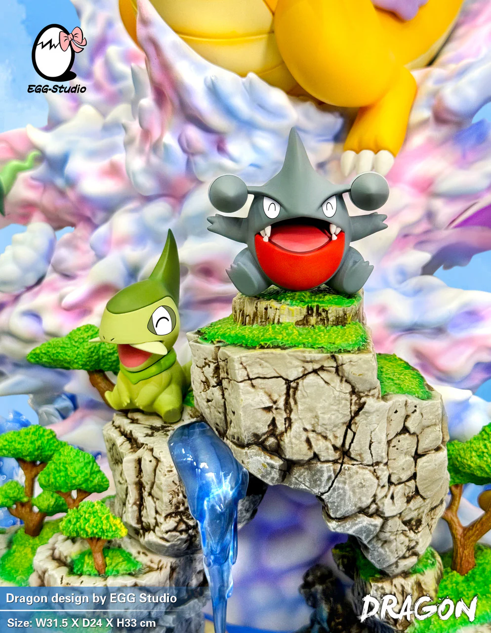Pokemon - Dragon Group | Resin Statue | by EGG Studio - Image 5