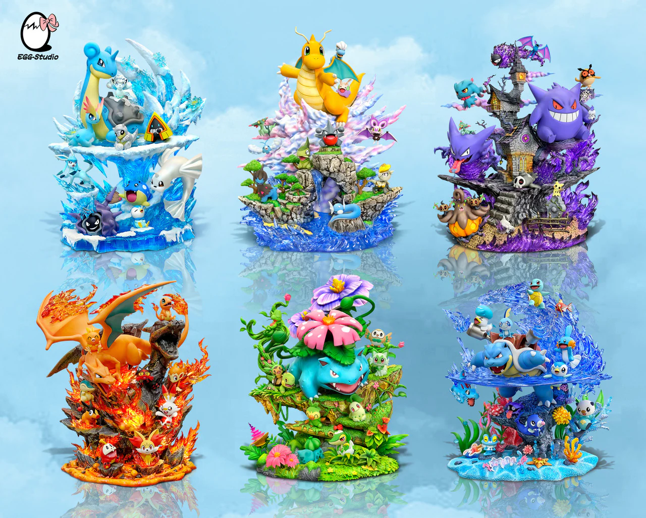 Pokemon - Dragon Group | Resin Statue | by EGG Studio - Image 8