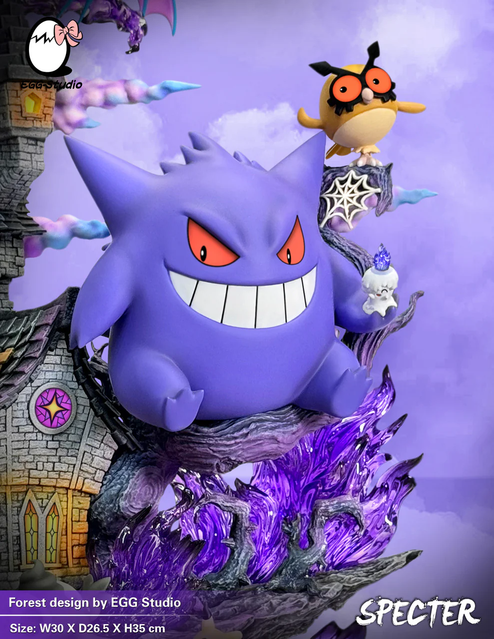 Pokemon - Gengar Group | Resin Statue | by EGG Studio - Image 2