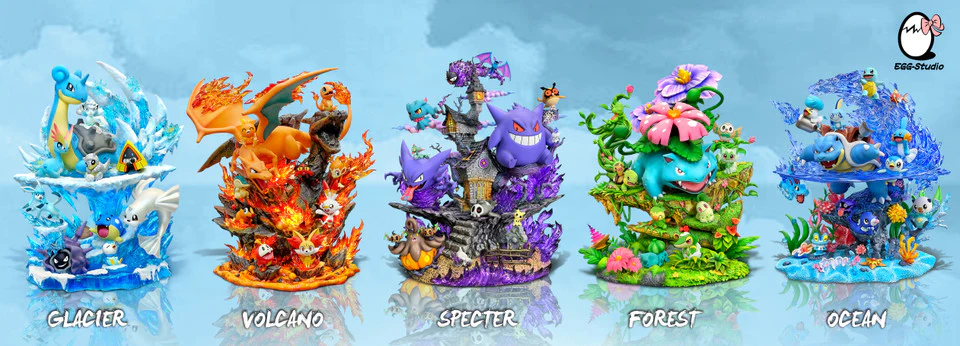 Pokemon - Gengar Group | Resin Statue | by EGG Studio - Image 9