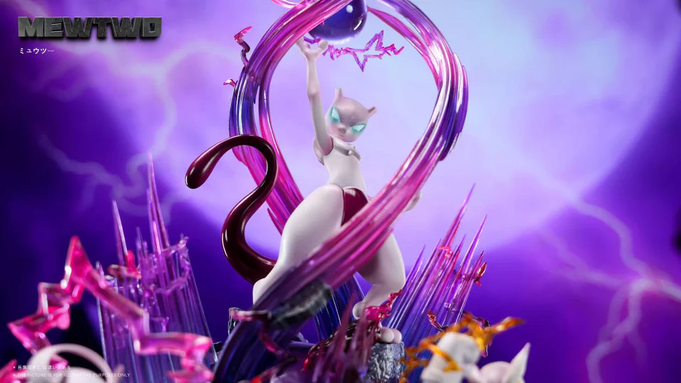 Pokemon - Mewtwo Group | 1:20 Resin Statue | by JP Studio - Image 3