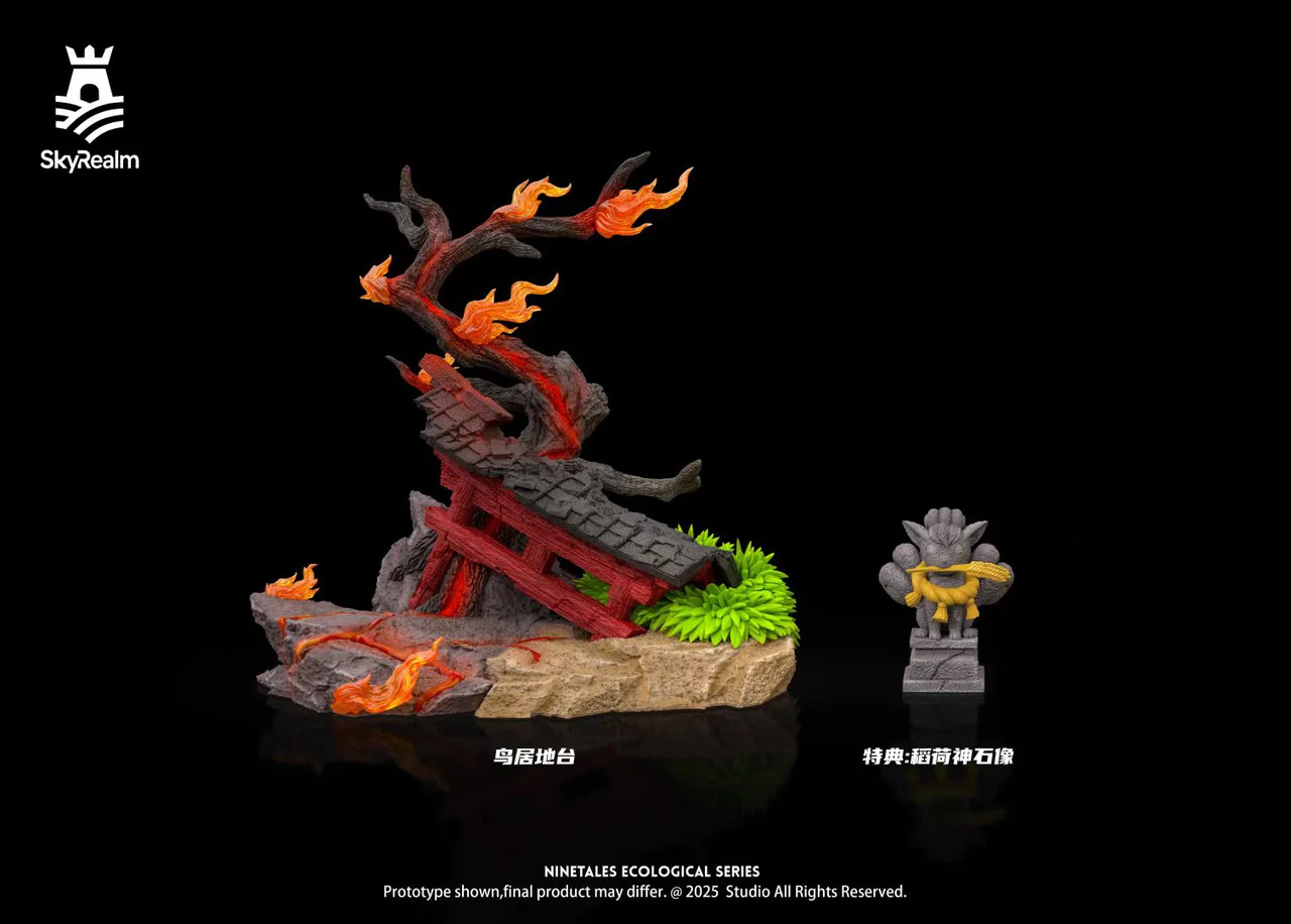Pokemon - Ninetales & Vulpix | 1:20 Resin Statue | by SkyRealm Studio - Image 3