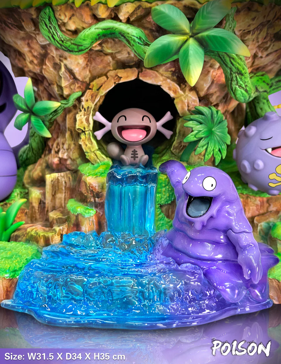 Pokemon - Poison type Group | Resin Statue | by EGG Studio - Image 2