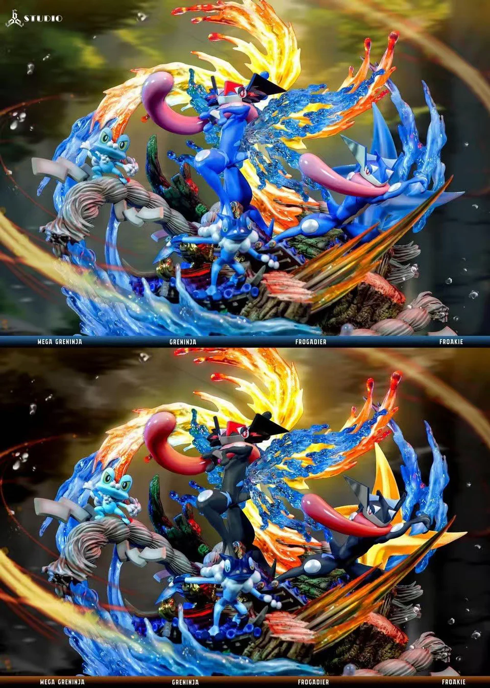 Pokemon - Pokemon Mega Greninja | Resin Statue | by 666 Studio - Image 3