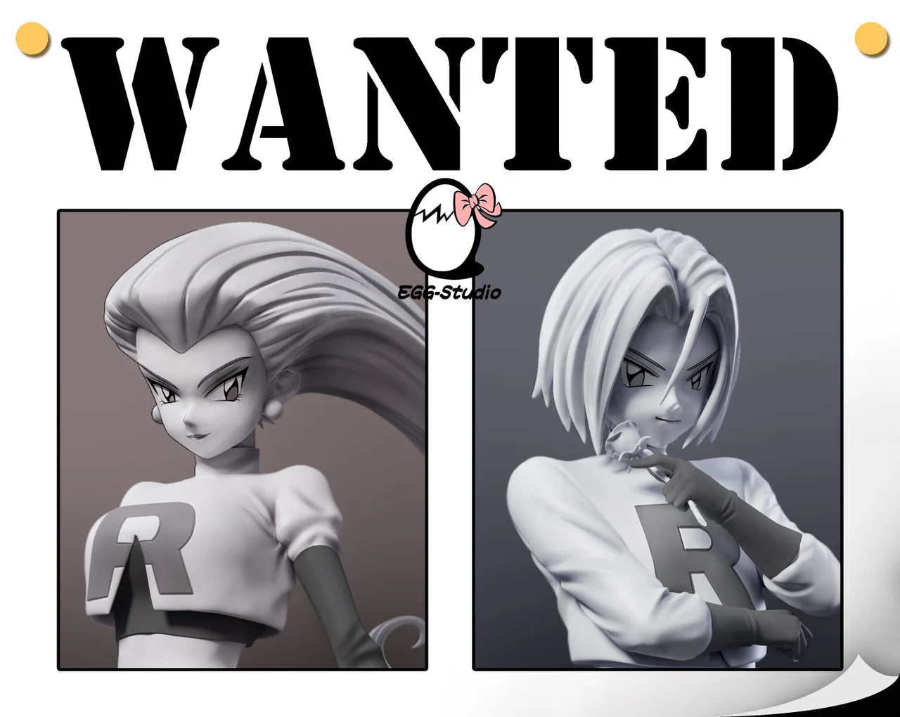 Pokemon - Team Rocket | Resin Statue | by EGG Studio - Image 10