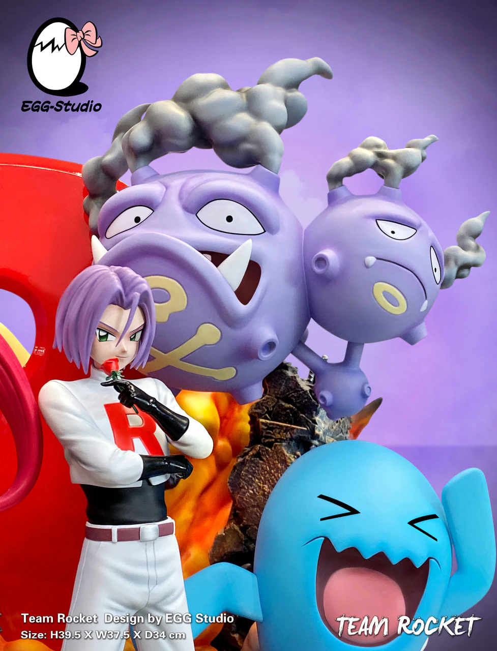 Pokemon - Team Rocket | Resin Statue | by EGG Studio - Image 2