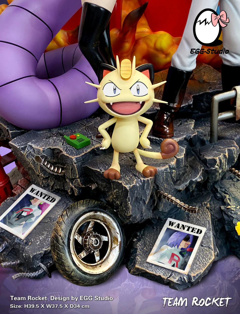 Pokemon - Team Rocket | Resin Statue | by EGG Studio - Image 5