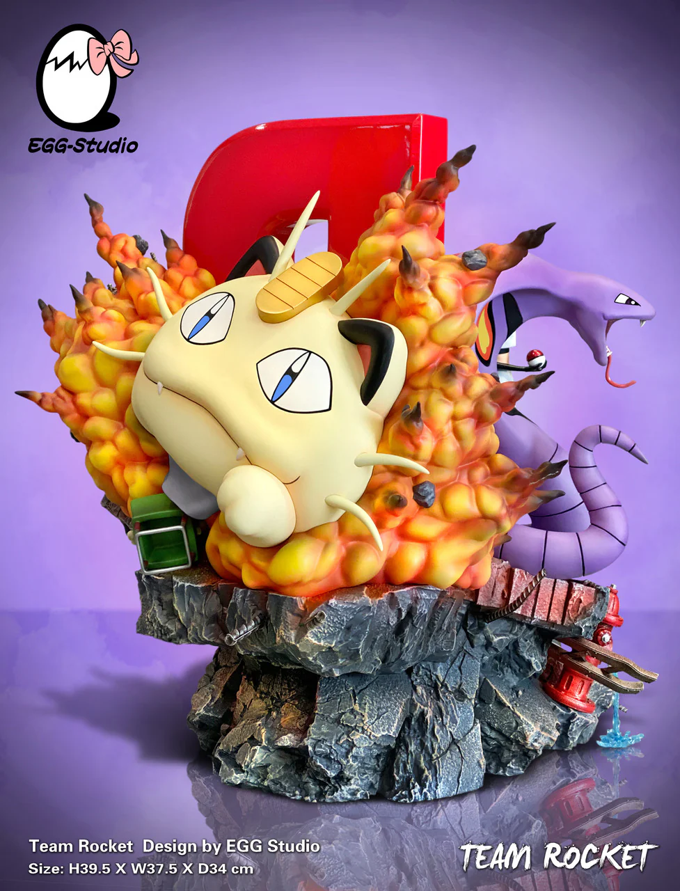 Pokemon - Team Rocket | Resin Statue | by EGG Studio - Image 6