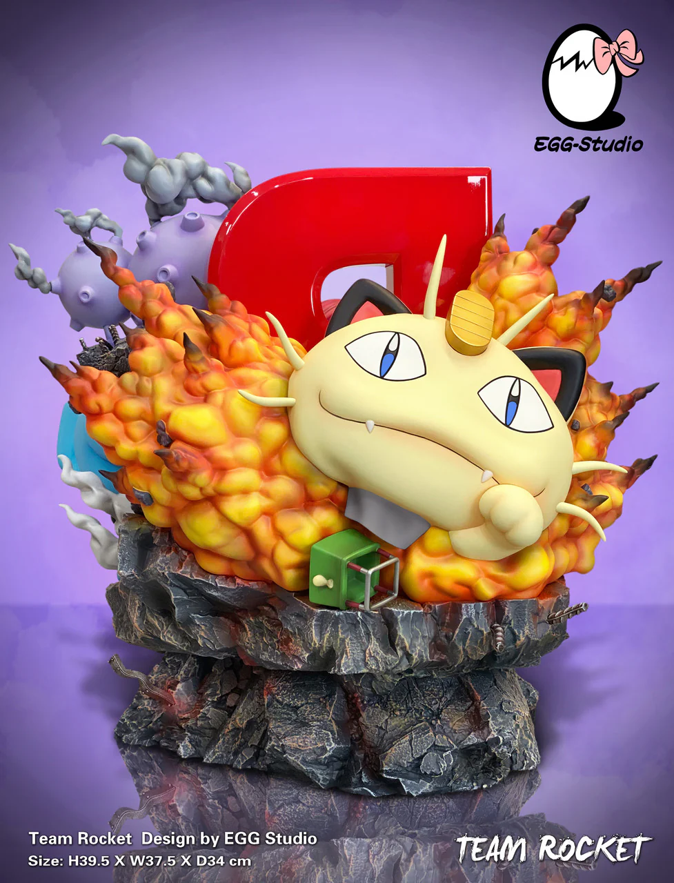 Pokemon - Team Rocket | Resin Statue | by EGG Studio - Image 8