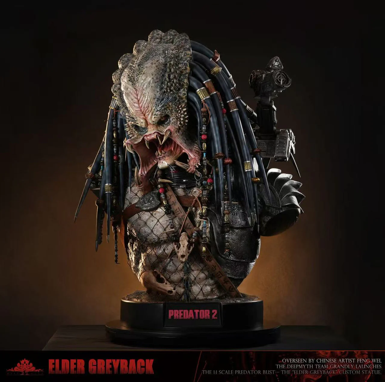 Predator - Elder Greyback Bust | Resin Statue | by Deepmyth Studio - Image 2